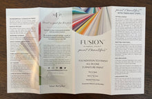 Free Fusion Mineral Paint Chart - printed version - and prep guide