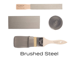 Brushed Steel Metallic Paint 250ml - Colour Me KT