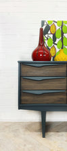 Marimekko Style Sideboard and Cocktail Cabinet in Hague Blue / Cambridge
