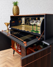 Vintage Sureline of London Cocktail Cabinet – Art Deco Inspired Drinks Cabinet