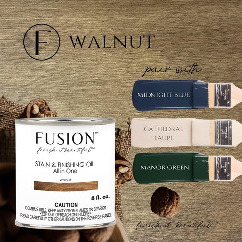 Fusion Mineral Paint - Stain and Finishing Oil -  Walnut