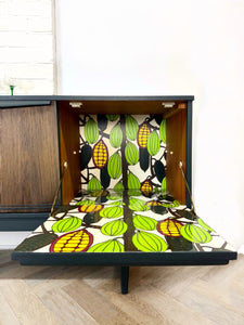 Marimekko Style Sideboard and Cocktail Cabinet in Hague Blue / Cambridge