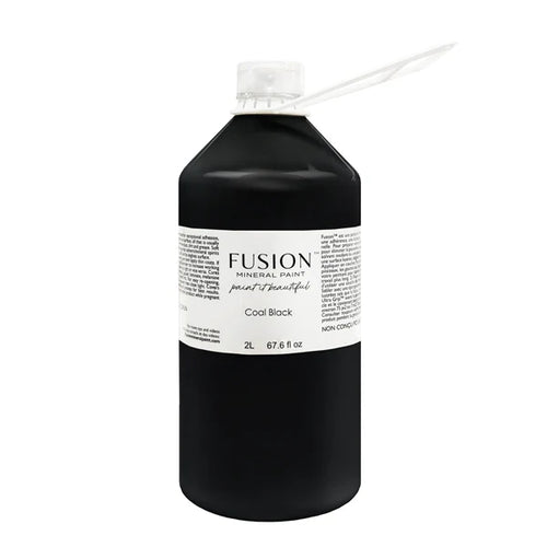 2 Litre Fusion Mineral Paint - Coal Black