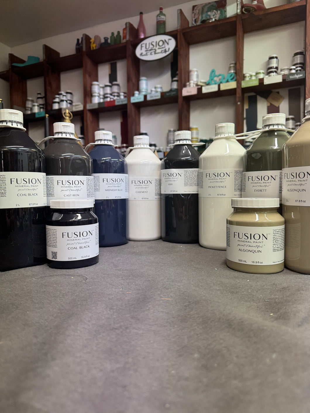 2 Litre Fusion Mineral Paint - Cast Iron