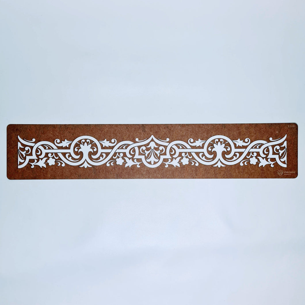 PolyOnlay Strip Stencil SS116