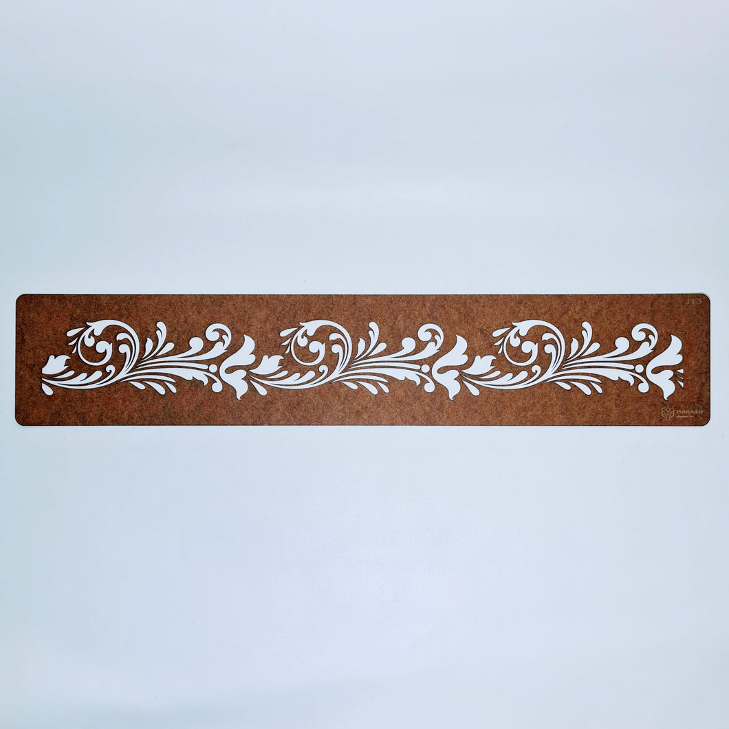 PolyOnlay Strip Stencil SS113