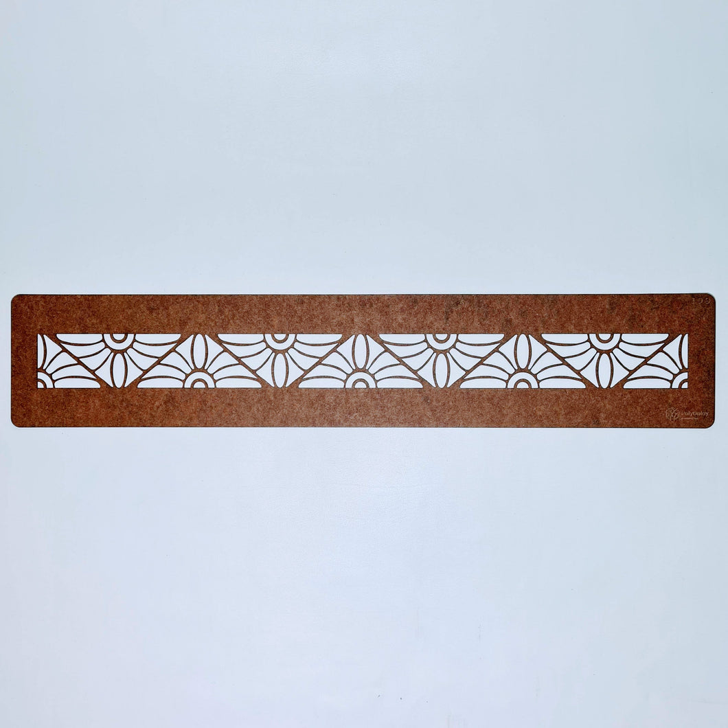 PolyOnlay Strip Stencil SS109