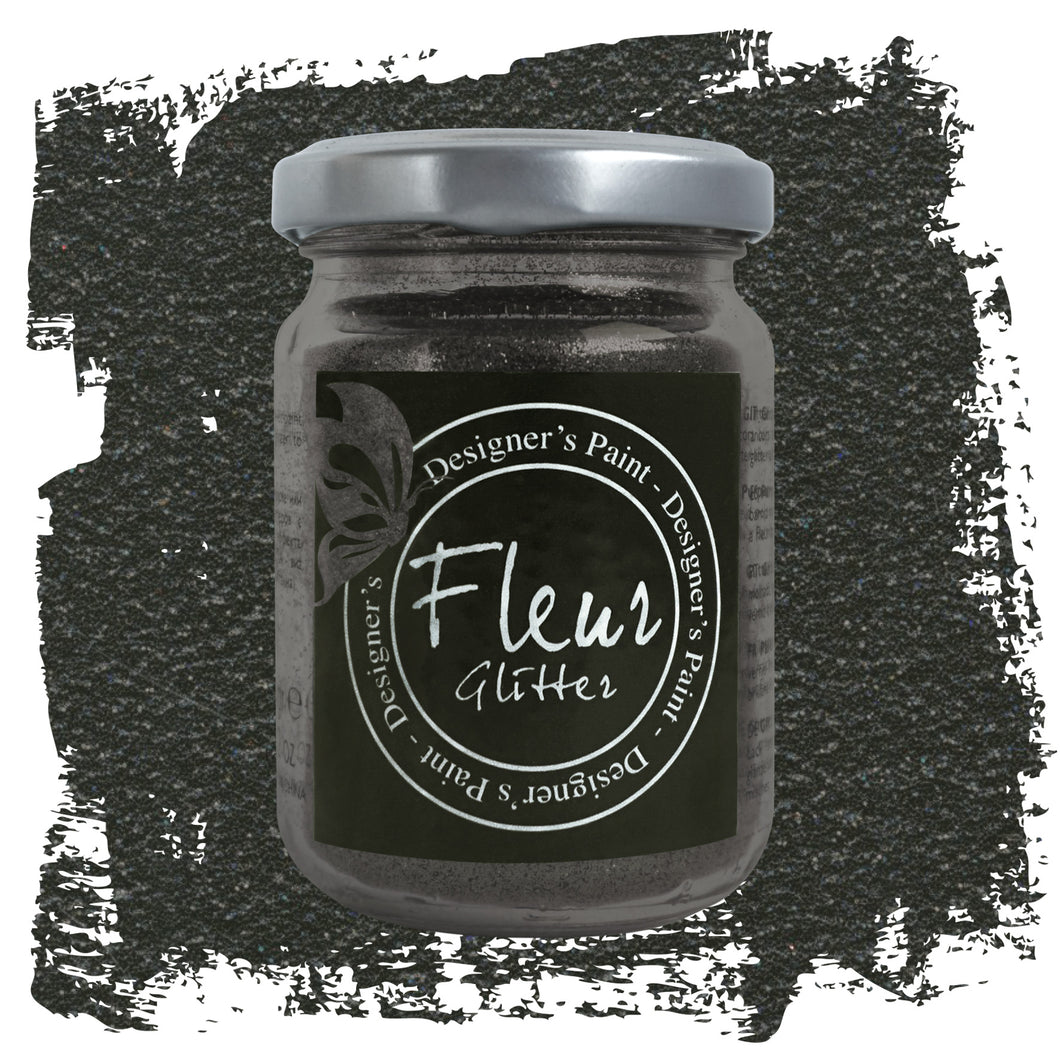 Fleur - Black Glitter 90gm