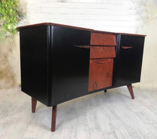 Black Orange Sideboard, Storage, Cupboard, Drinks Cabinet - colourmekt