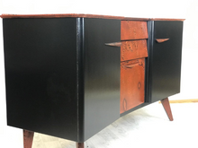 Black Orange Sideboard, Storage, Cupboard, Drinks Cabinet - colourmekt
