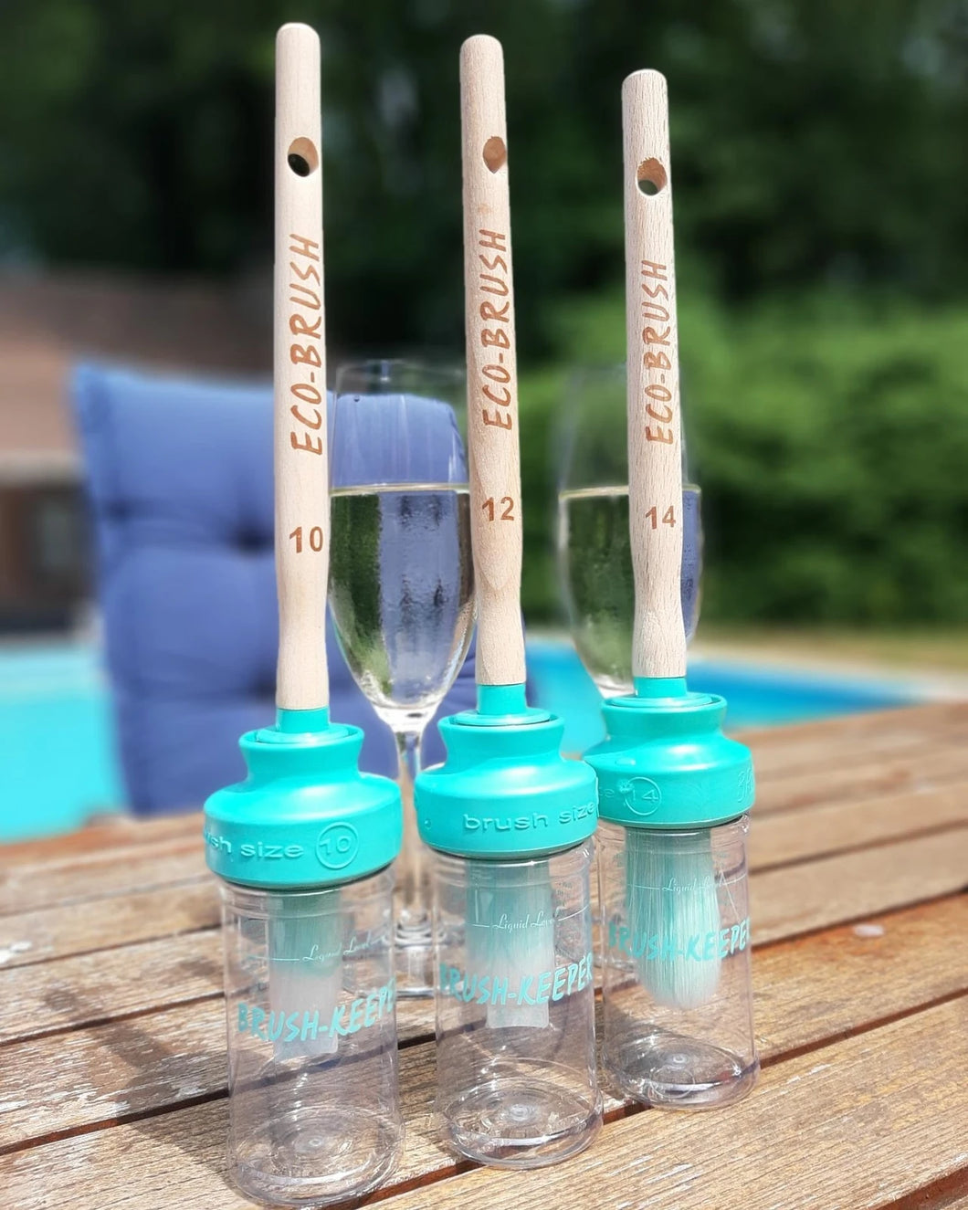 Eco-Brush and Brush-Keeper Set - Size 12 - Includes Free Brush-Keeper Pro