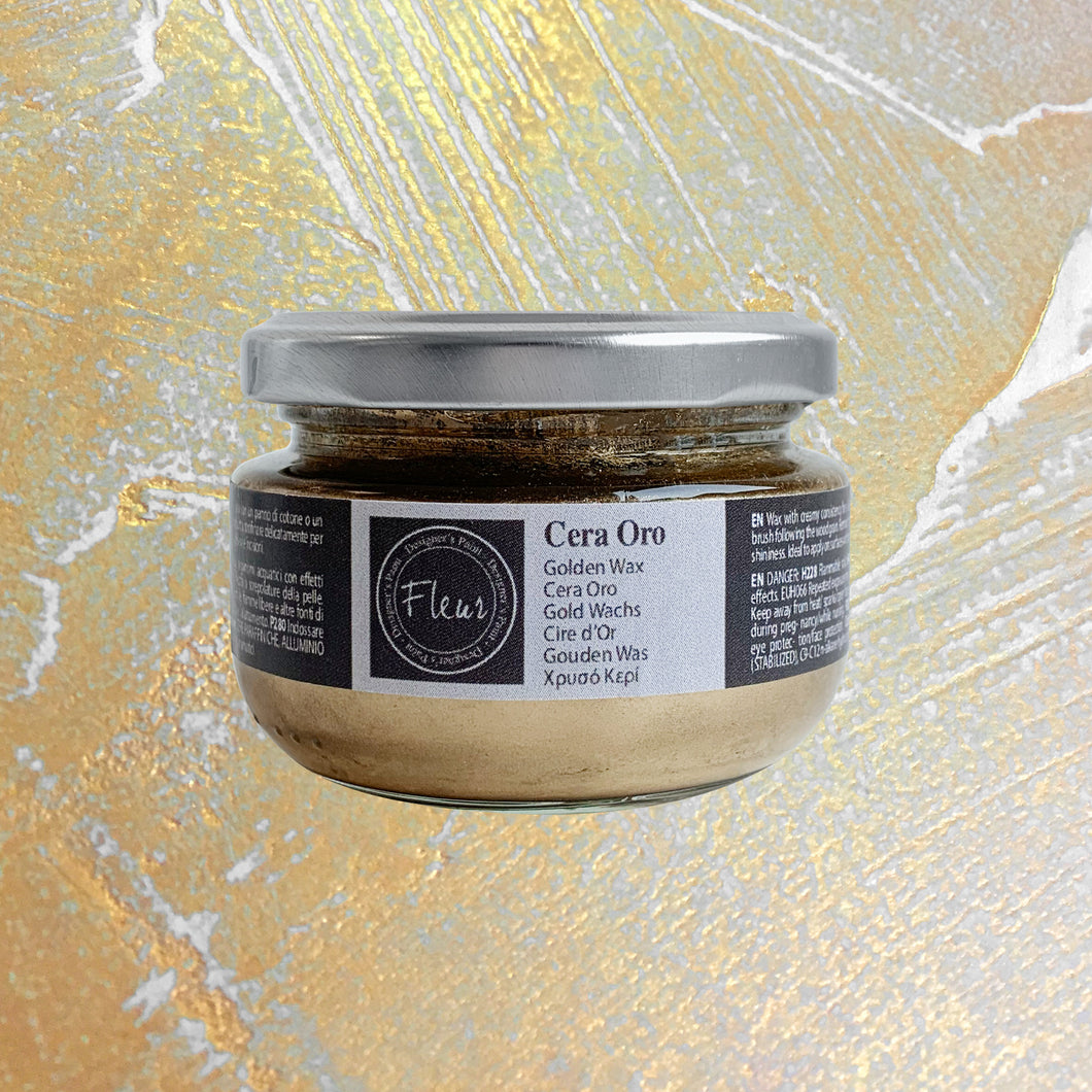 Fleur Gold Metallic Wax