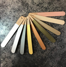 Fusion Hand Painted Sample Sticks - Metallics - colourmekt