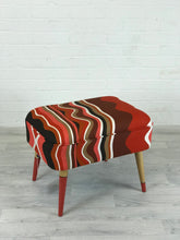 Ministry of Upholstery Contemporary Orange Stool - colourmekt