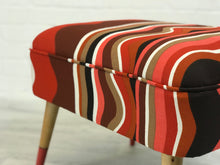 Ministry of Upholstery Contemporary Orange Stool - colourmekt