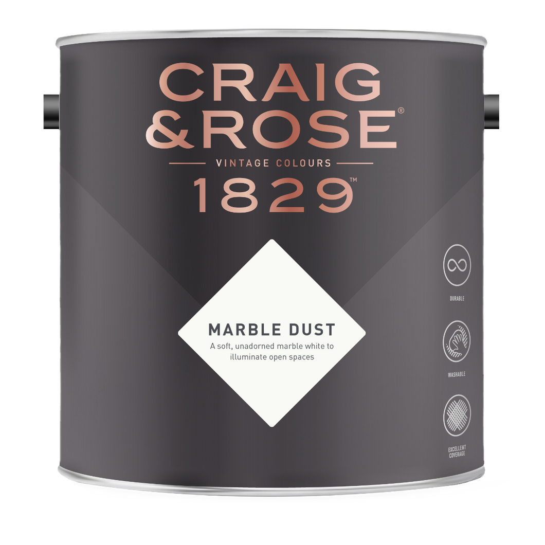 SALE 30% OFF Craig & Rose Vintage 1829 Chalky Emulsion - Marble Dust 750ml