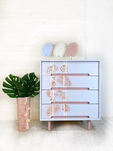 Stag Chest of Drawers, Tropical, Jungle