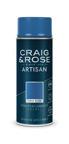 SALE 30% OFF Craig & Rose Artisan - Enamel Spray Paint Paint - True Blue 400ml
