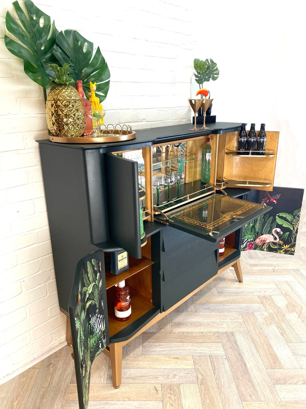 Beautillity Cocktail Cabinet Custom Order 50% Balance