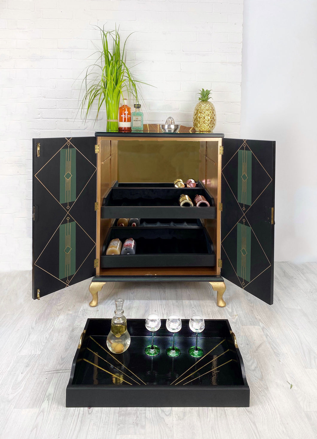 Small Cocktail Cabinet - Drinks Bar