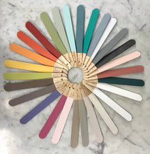Hand Painted Sample Sticks - Fleur Paint Designer Eggshell