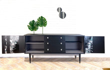 Black Mid Century Sideboard