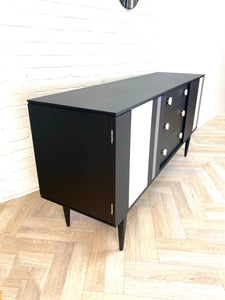 Black Mid Century Sideboard