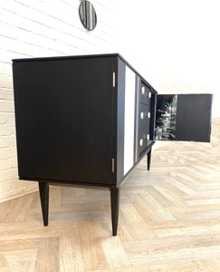 Black Mid Century Sideboard