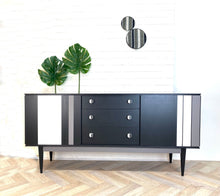 Black Mid Century Sideboard