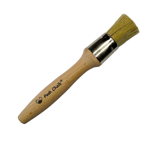 Posh Chalk Premium Stencil Brush - Natural Bristles